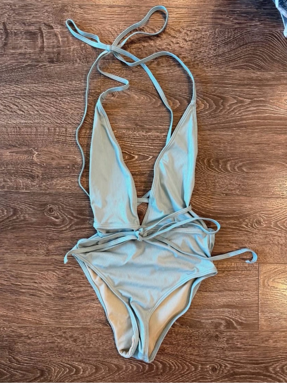 Backless One Piece Swimsuit